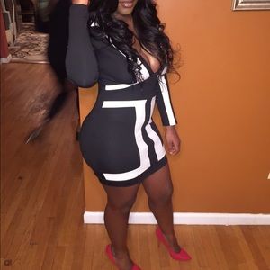 Black & White Dress